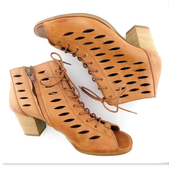 Unworn PAUL GREEN Leather Bootie Sandals 8.5US/6UK - Picture 3 of 7